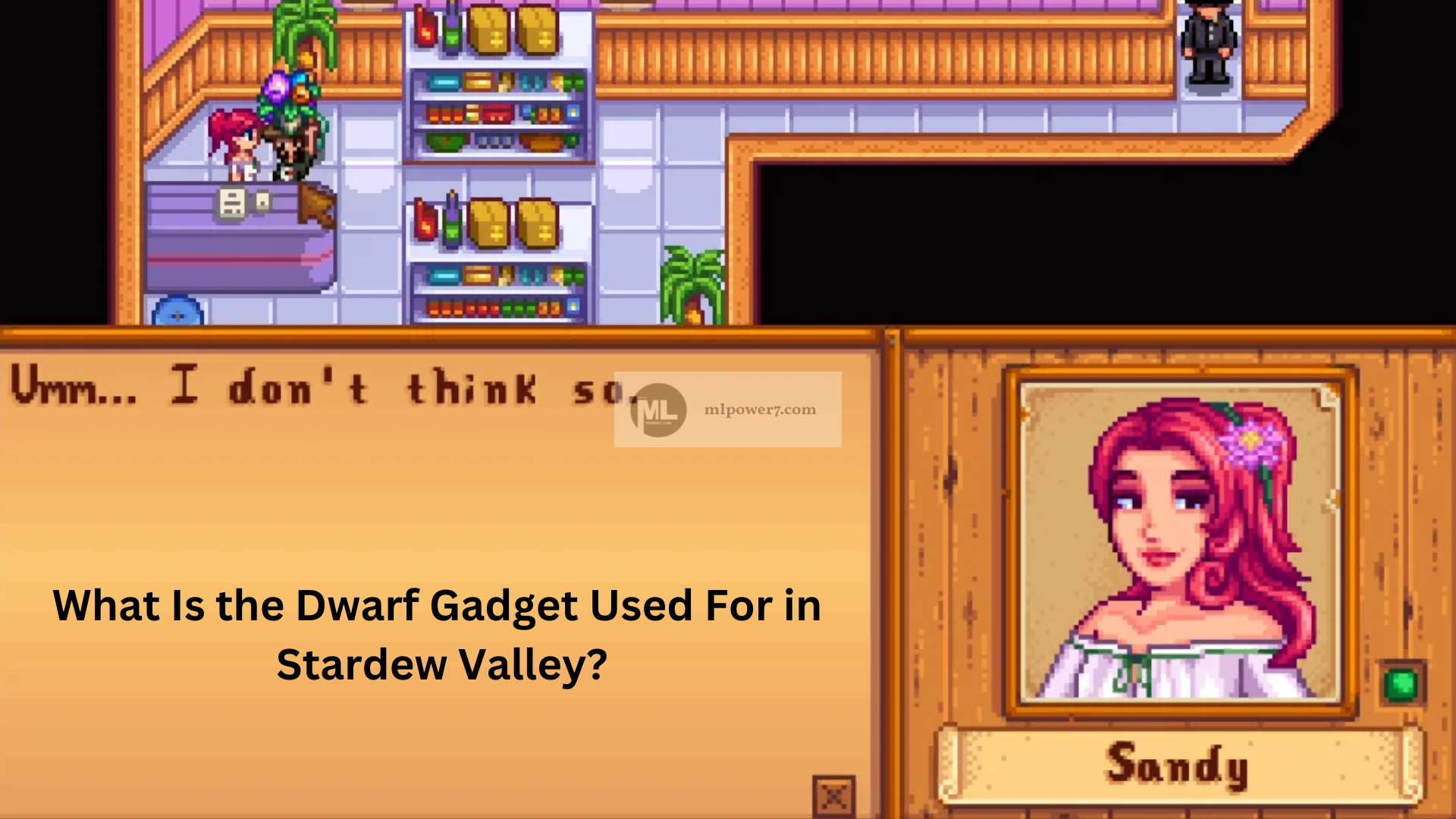 What Is the Dwarf Gadget Used For in Stardew Valley?